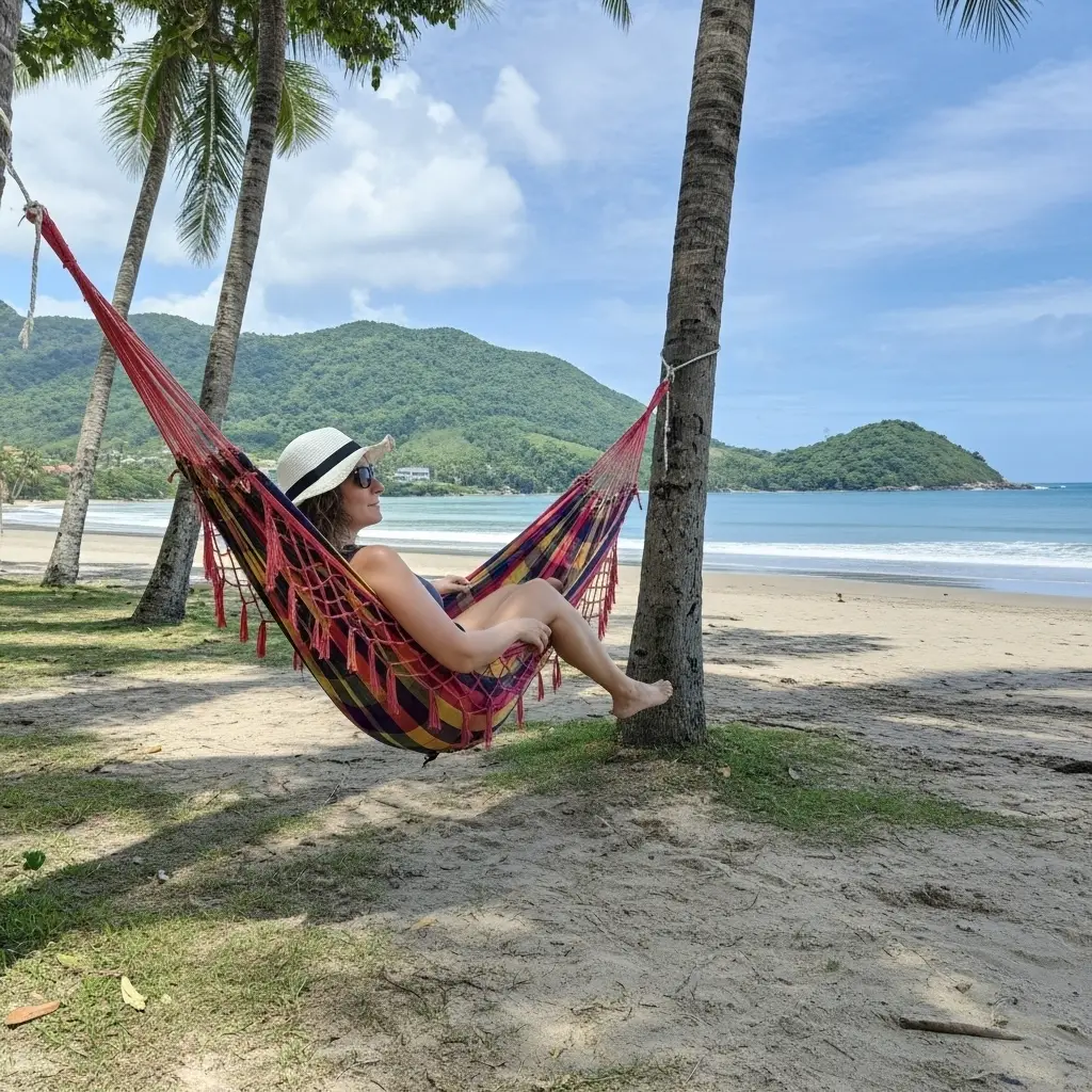 ale-hamaca Playa en Isla Grande de Brasil